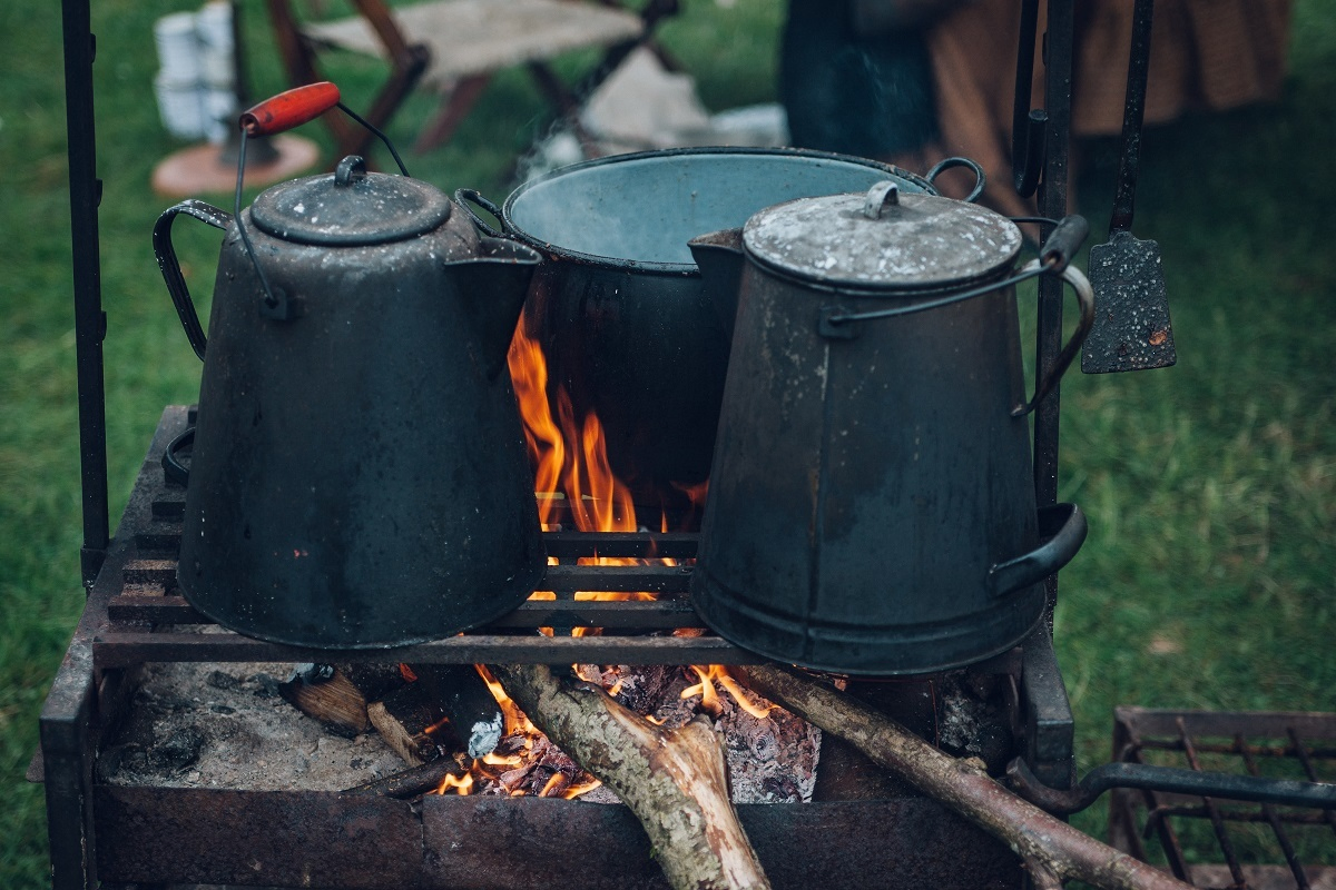 dutch oven and pots