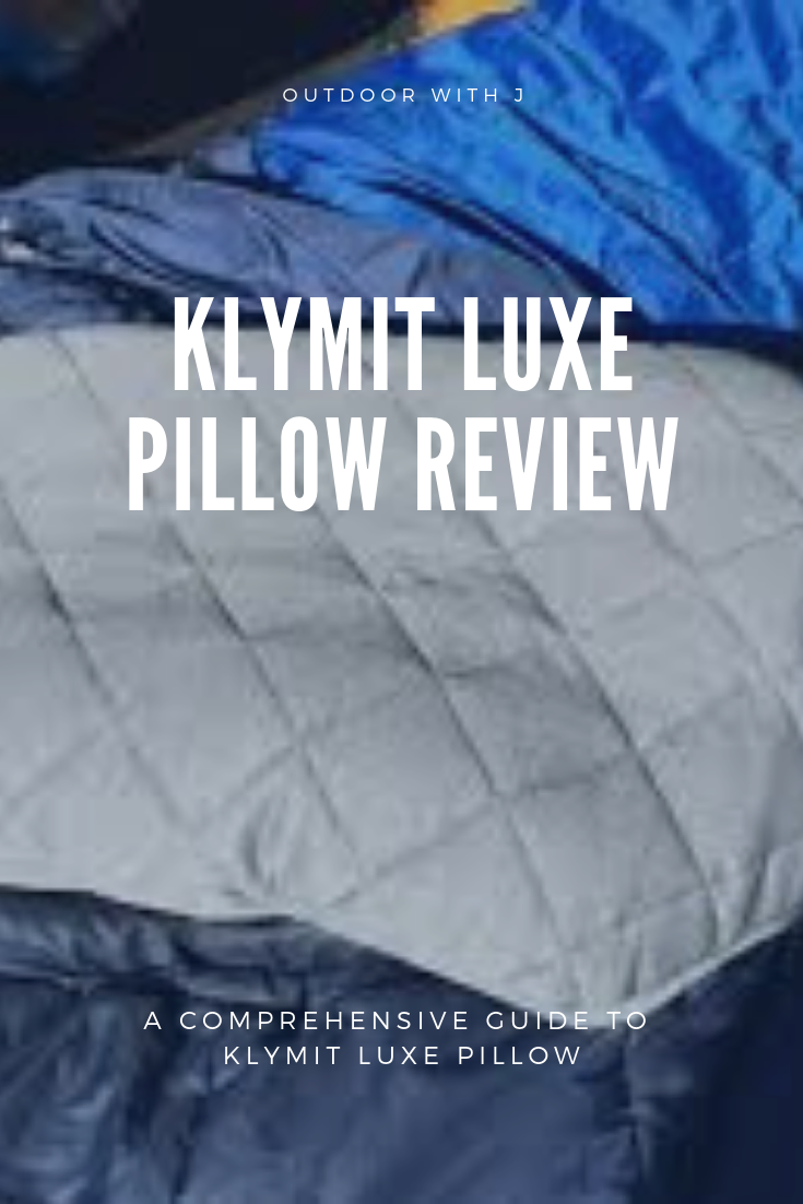 The Klymit Luxe Pillow Review Klymit Luxe Pillow review