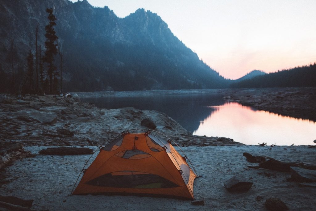 Camping in River side