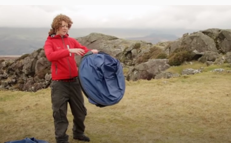 Seal the tent in the bag